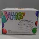 Nulink Electric Balloon Pump, Portable Electric Balloon Blower Machine Balloon Air Pump Dual Nozzle 110V 600W Balloon Inflator for Party Decorations (Rose red)