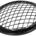 VekAuto 5.5 Inch Dia Black Metal Motorcycle Headlight Mesh Grill Protector Guard Cover Auto Accessories