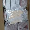 CONNOO 6 Pack 16 oz Candle Jars - 3 Wicks Pink Empty Glass Wide Mouth Candle Jars come with Metal Lids Sticky Warning Labels and a Candle Wick Kit for Candle Making- Dishwasher Safe