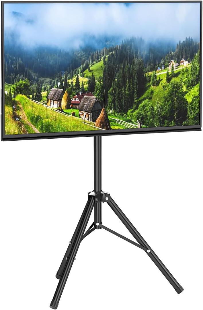 Portable TV Tripod Stand Tilt Mount for 32 to 55 inch LCD LED Flat Screen TV Display Floor Stand