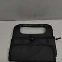 Drink Carrier with Handle, Reusable Drink Caddy, 4 Cup Collapsible Tumbler Tote with Organizer Pockets Safely Secures Cold Beverages, Perfect for Food Delivery and Take Out