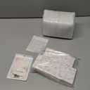 Quelay 8 Set Flower Ring Dish Jewelry Tray with Box and Greeting Card, Small Glass Trinket Tray for Rings Earrings Jewelry Room Decor Gifts for Women Mom Wife Daughter (Purple)