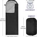 Macarrie 4 Pcs Bulk Sleeping Bags for Adults 0 Degree Waterproof Backpack Bags with Compression Sack for Backpacking, Camping, Hiking, Emergency Shelters, approx. 83 x 30"