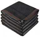 70% Black Shade Cloth, 12 x 12 FT Durable Mesh Tarp with Grommets, Resistant Garden Sun Shade Netting with Taped Edge for Plant Cover, Greenhouse, Patio, Tomatoes, Chicken Coop, Barn Kennel