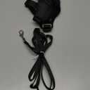 rabbitgoo Cat Harness and Leash for Walking, Escape Proof Soft Adjustable Vest Harnesses for Cats, Easy Control Breathable Reflective Strips Jacket, Black, XS