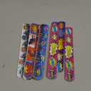 Junkin 40 Pieces Hero Tie Dye Party Favors Slap Bracelets for Kids Boys Girls Snap Bracelets Party Supplies Wristband Birthday Supplies Decorations, 10 Styles (Hero)