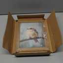 AVECCO Framed Vintage Funny Birds Canvas Wall Art, Bird Rustic Farmhouse Wall Decor, Unique Animal Art Prints for Kid's Room Bathroom Bedroom Living Room Office Home Decoration Ready to Hang 8x10 In