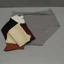 Kalapa Womens Underwear Seamless Full Coverage Breathable Briefs No Show Silky Stretch High Waisted Ladies Panties 6 Pack (X-Large)