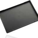 Black Serving Tray (11.8 x 8.7 inch) for Serving Accessory, Spa, Coffee, Drinks, Tea, Bar, Party, Seasoning, Perfume and Display Use.