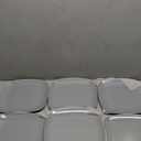 TP 10.5" Melamine Square Dinner Plates, 6-piece Plate Set Unbreakable Serving Dishes for Indoors and Outdoors, Unbreakable Dinner Service for 6 (Gray)