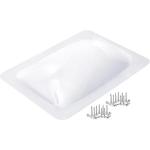 XMK 18" x 26" RV Skylight Replacement, Camper RV Skylight Cover Outer Dome Fit 14" x 22" Shower Roof Openings for Camper Food Truck Motorhome Travel Trailer, Replace# SL1422W (14"x22", White) XMK 18" x 26" RV Skylight Replacement, Camper RV Skylight Cover Outer Dome Fit 14" x 22" Shower Roof Openings for Camper Food Truck Motorhome Travel Trailer, Replace# SL1422W (14"x22", White)