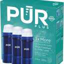 PUR Plus Water Filter Replacement for Pitchers & Dispensers, 6-Month Supply, 3 Count, Blue (PPF951K3)