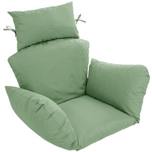 Egg Chair Cushion – Outdoor Hanging Chair Cushion, Replacement Cushions for Patio Swing, Waterproof, Fade- Resistant, Removable & Machine Washable Cover