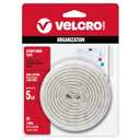 VELCRO Brand 5 Ft x 3/4 In | White Tape Roll with Adhesive | Cut Strips to Length | Sticky Back Hook and Loop Fasteners | Perfect for Home, Office or Classroom