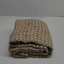 Bedsure Cooling Cotton Waffle Queen Size Blanket -Lightweight Breathable Summer Blanket of Rayon Derived from Bamboo for Hot Sleepers, Luxury Throws for Bed, Couch and Sofa, Taupe, 90x90 Inches (Queen (90" x 90"))