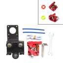 Upgrade Direct Dual Gear Extruder Support Plate Kit Easy Print Flexible Filament for Creality Ender3, CR10 3D Printer (Support Plate Kit)