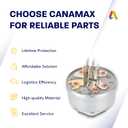 Canamax 925-0267 STD365402 Ignition Switch with 2 Keys - 3 Positions & 5 Terminals - for 725-0267 178280 365402 Husqvarna MTD Craftsman GT6000 Murray 21064PA JD 320 RX75 24688 24695