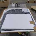 FORBATH Arched Mirror 40x32 Inch, Black Arched Bathroom Mirror Wall Mounted Modern Black Aluminum Frame Decor Large Dresser Mirror for Bedroom Living Room Entryway, Hanging or Leaning Against Wall