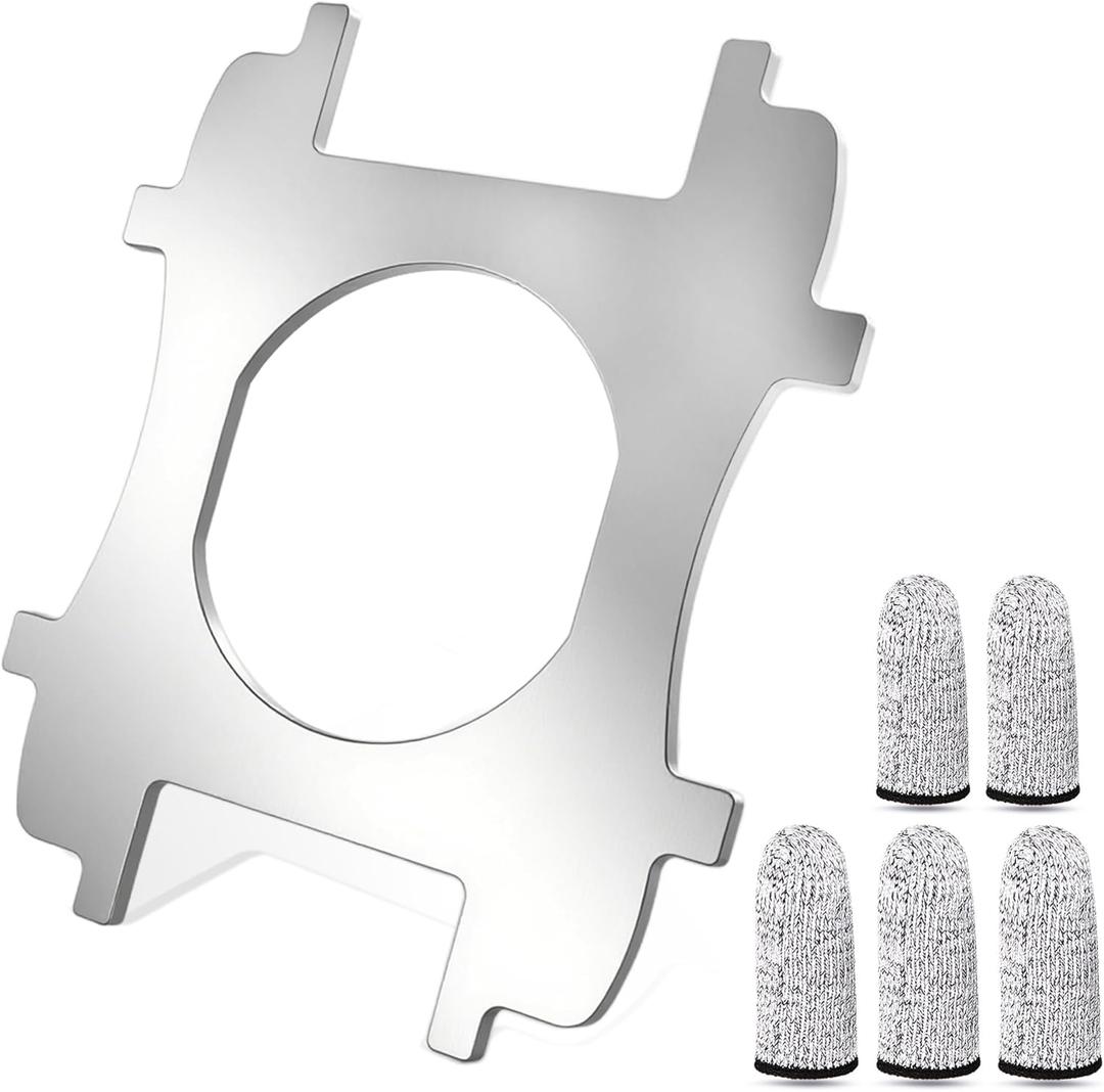 Faucet Aerator Removal Tool Aerator Key for Sink Faucets Aerator, Stainless Steel Wrench for Sink Faucets Regular, Junior, M22, M24 Recessed Aerator with Gear