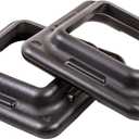 The Step (Made in the USA) Original Health Club Aerobic Step Risers in Black for Use with The Step Aerobic Platform  Health Club Size (2 count)
