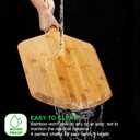 Pizza Peel 16 Inch, Natural Bamboo Pizza Peel Pizza Paddle Spatula Oven Accessory for Large Wood Pizza Board For Transferring & Serving, Wood Pizza Cutting Board for Cheese Bread Fruit Vegetables, 24"L x 16"W