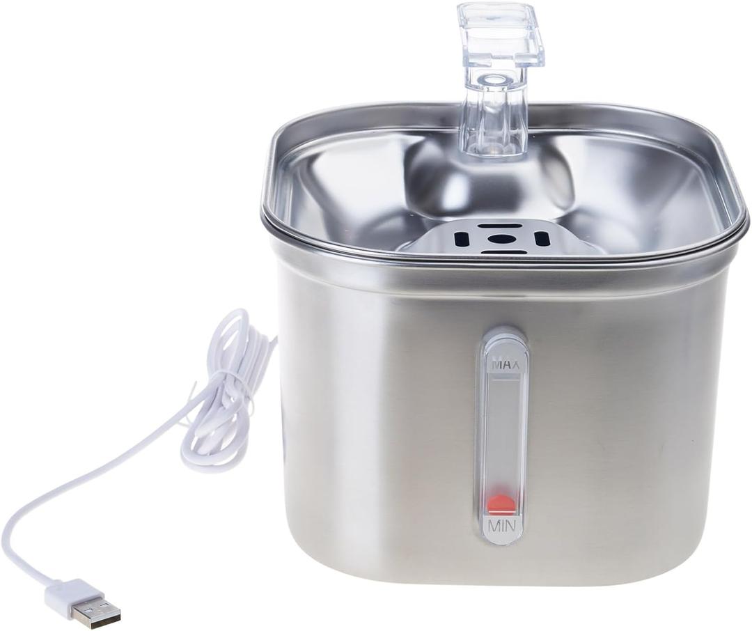 88oz Cats Fountain with Water Filtering for Dog Cats Automatic Flower Pet Fountain Recirculated Dispenser Automatic Pet Water Dispenser