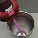 Owala FreeSip Sway Insulated Stainless Steel Water Bottle with Two-Way Spout, Built-In Straw and Bucket Handle, Made for Travel, School, and Sports, 30oz, BPA Free, Leak Proof, Black Cherry