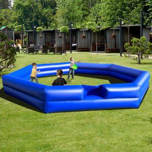 WARSUN Premium PVC 20Ft Gaga Ball Pit Inflatable - Superior Durability and Strength Gaga Ball Pit Portable for Outdoor & Indoor Use (Blue)