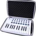 LTGEM Case Compatible with Arturia MiniLab 3 Universal MIDI Controller, Black(Case Only)