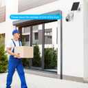 ANRAN Security Camera Wireless Outdoor, 2K Solar Outdoor Camera with 360 View, Smart Siren, Spotlights, Color Night Vision, PIR Human Detection, Pan Tilt Control, 2-Way Talk, IP65, Q1 White