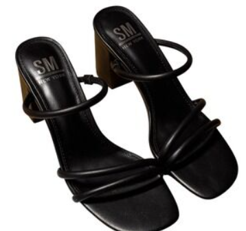SM New York Shoes, Style Reanne, Black, Size 8