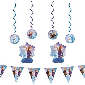 Unique Disney Frozen 2 Decorating Kit (7 Pcs.) - Enchanting Party Accessory for Magical & Memorable Moments