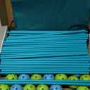 Kids Fort Building Kit 120 Pieces Construction STEM Toys for 3 4 5 6 7 8 9 10 11 12 Years Old Boys and Girls Ultimate Forts Builder Gift Build DIY Educational Learning Toy for Indoor & Outdoor (Blue+green)