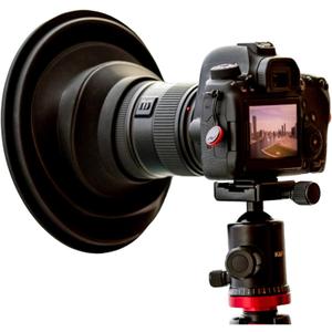 Original ULHgo Ultimate Lens Hood - Camera Lens Anti Reflection - LenSkirt Antireflection - DSLR Rubber Lens Hoods - Fits 49mm to 82mm Filter Thread - from Kickstarter