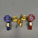 Lichamp Car A/C R1234YF R134A Adapters, AC R134 R1234 R 134A 1234YF Quick Couplers Connectors Kit