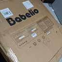 BABELIO Safety Gate Door Fits for Stairs, Narrow and Wide Doorways with Auto Close, Easy Install, No Drilling, Pressure Mounted for Baby, Child, Pets, Dog/Puppy, 26''-40'', White