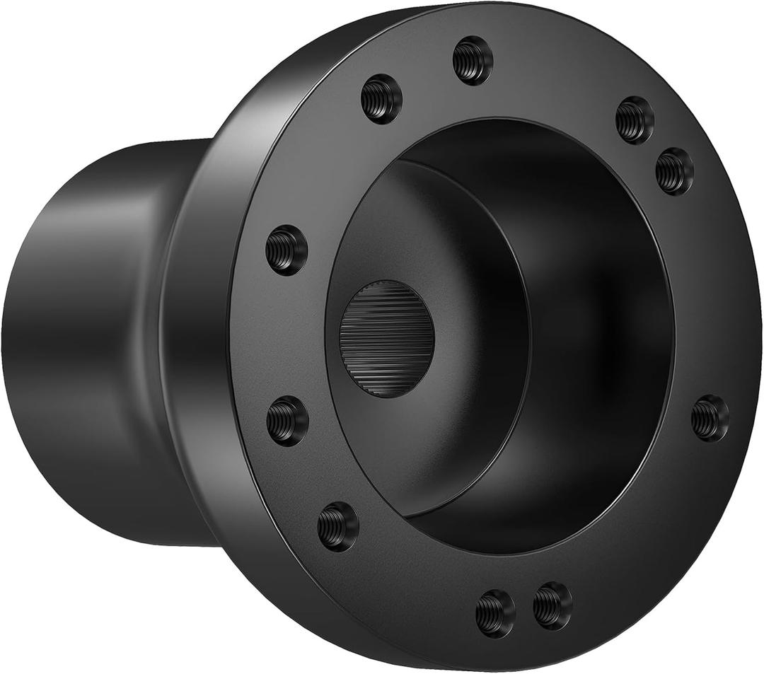 Drive-up Golf Cart Steering Wheel Adapter, EZGO Steering Wheel Adapter for EZGO TXT and EZGO RXV Models-Black