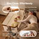 Tinyiota 3 in 1 Baby Bassinet,Rocking Bedside Crib Sleeper for Newborns,Adjustable Height Bassinet with Mattress and Soft,Breathable Sheet,Full-Mesh Sides,Stable&Cozy Crib for Babies
