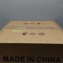 20" Boho Ceiling Fans with Lights, Fabric Fandelier Chandelier Ceiling Fan with Light Remote Control, Caged with 6 Speeds for Bedroom, Nursery(White)