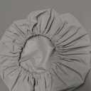 Reusable Shower Cap for Women, Large Waterproof Shower Essentials Bonnet Washable Elastic Band Bath Hair Wrap Hat for Long Hair, Braids(Gray Yellow)
