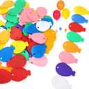 80 Pcs Plastic Balloon Weights, Reusable Colorful Balloons Pendants, Wedding Birthday Party Balloons Accessories for Helium Balloon Decoration