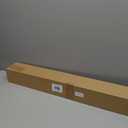 LazBlinds Cordless Bamboo Blinds, Bamboo Roll Up Shades for Windows, Light Filtering Wood Window Blinds for Indoor Home- Size: 35" W x 72'' H, Ceylon Vintage White