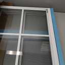 Shed Windows 2 Pack, Chicken Coop Windows 24" x 36" with Tempered Glass and Fiberglass Screen, Flush Mounted Small Window for Shed, Barns, Playhouse, Household, Garage (White)