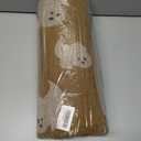 OJIA 2PCS Fall Door Mat Combo Set Halloween Doormat, 3'x5' Orange & White Buffalo Plaid Outdoor Rug and Polyester Welcome Mat Porch Decor Layered Doormat, Autumn Outdoor Door Mats Outside Entrance