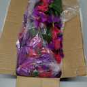 Artificial Flowers for Outdoors 2 Bundles of UV-Resistant Artificial Bougainvillea, Realistic Silk Flowers for Front Porch, Patio, Garden, Window Boxes & Hanging Baskets (Purple& Hot Pink, 2)