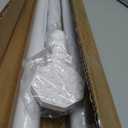 Tension Shower Curtain Rod No Drilling,Adjustable 51-128 In,Black
