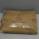 600D Patio Umbrella Parasol Cover Waterproof Outdoor Anti-UV Protective Cover with Zipper Fits Market Umbrella Up to 14 Feet,Khaki