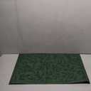 Green Leaves Outdoor Indoor Entrance Door mat, Absorbent Durable Heavy Duty Welcome Front Door Mat,Thick Natural Rubber Back,Easy Clean Entryway Mat 17x30 Inch, Low Profile (1'5" x 2'6" (Rectangular))