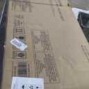 KEIKI Full Size Loft Bed with Movable Desk, Storage Shelf, Storage Stairs, Wood Bedframe, Espresso