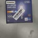 ALAMPEVER 6 Pack Chandelier Light Bulbs 100 Watt Equivalent, 800LM Bright Dimmable LED Light Bulb, E12 Base, 5000K Daylight White, B11 Type, 5.5W, Ideal for Living Room, Bedroom, Dining Room